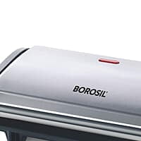 Borosil Prime Grill Sandwich Maker, Non-toxic Non-stick Grill Plate Coating, Make 2 Sandwiches At a Time, 700 W