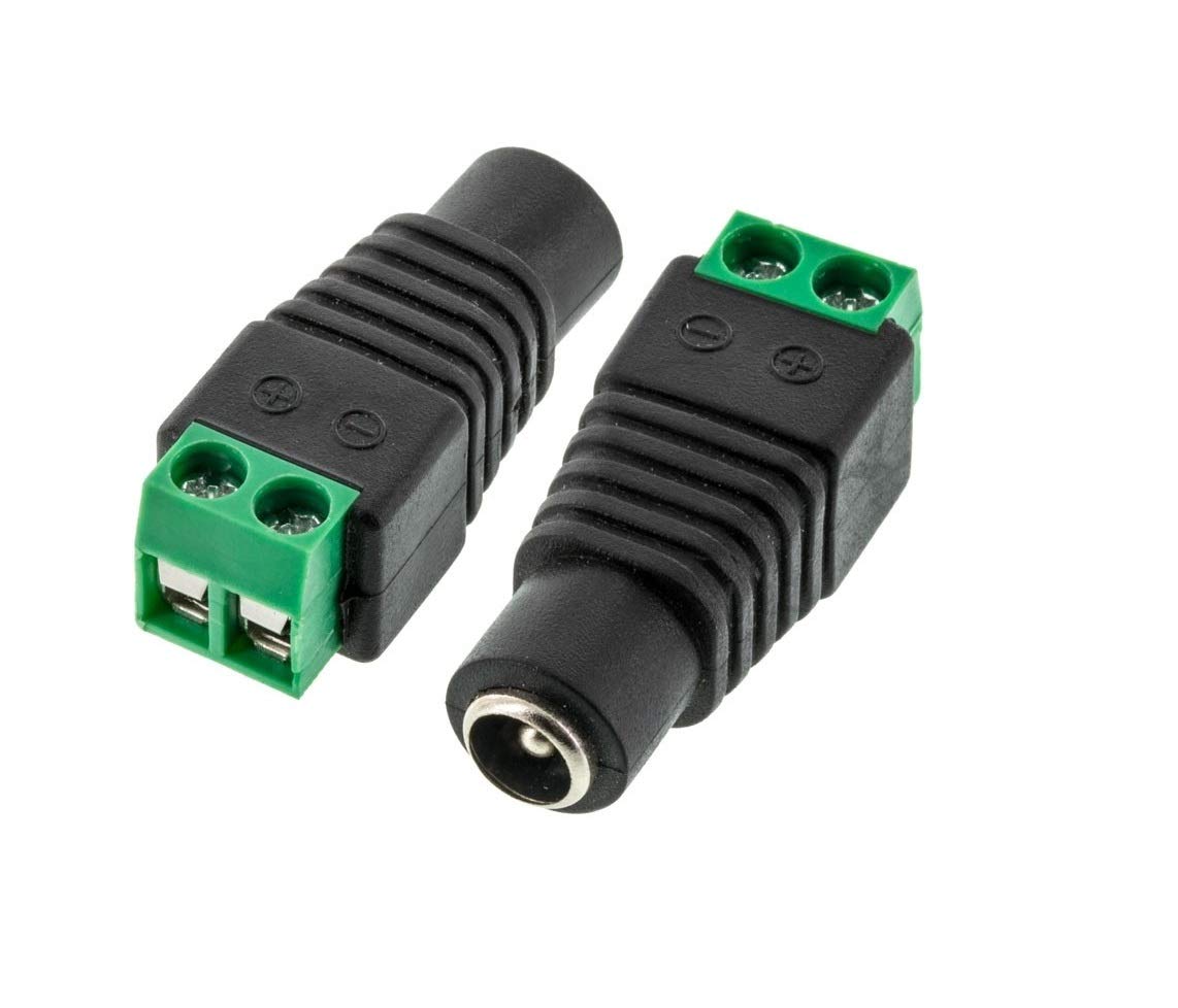 BNC Male Head Terminal Plug, Screw Monitoring Video Connector for CCTV Camera, Coaxial & Cat5/Cat6 Video Surveillance Adapter