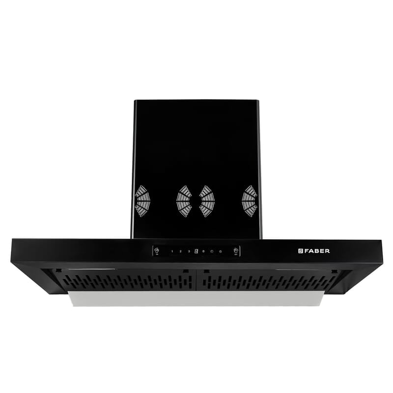 Faber 90cm 1250 m3/hr 6 way silent suction, Autoclean Chimney, Filterless Touch & Gesture Control