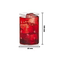 Borosil Vision Glasses Galaxy (Transparent, 295ml) Set of 6