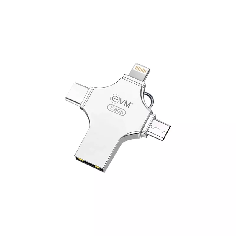 EVM 128GB Enstore 4 in 1 USB 3 Pendrive - EVM-4D/128G