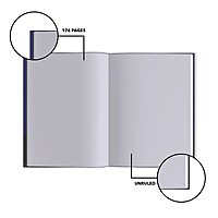 Classmate Pulse A5 Notebook | Flexi-Bound Hard Cover Notebook | 176 Pages | 80GSM Natural Shade Paper | Unruled | 8 Special Pages Inside |Ideal for Personal and Professional Use