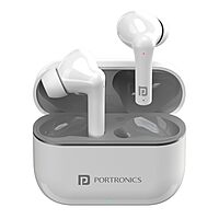 Portronics Twins S6 – TWS Earbuds, 50H Playtime, White. Enjoy seamless connectivity, superior sound quality, and a sleek design. Perfect for music lovers and on-the-go lifestyles.