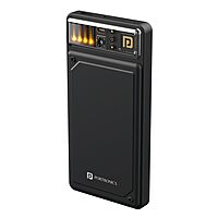 Portronics Luxcell C 10K Power Bank –  22.5W Fast Charging | Mach USB-A & Type-C PD | Black