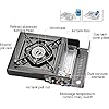 Dual Fuel Portable Gas Stove for Propane & Butane, Camping Stove with Single Burner, Propane Adapter