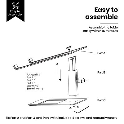 Portronics My Buddy K5 Laptop Stand – Metal Build | Extendable Design | Grey | 1 Year Warranty