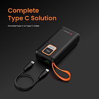Portronics Ampbox 10K Power Bank – 10000 mAh battery, 22.5W fast charging & dual ports.