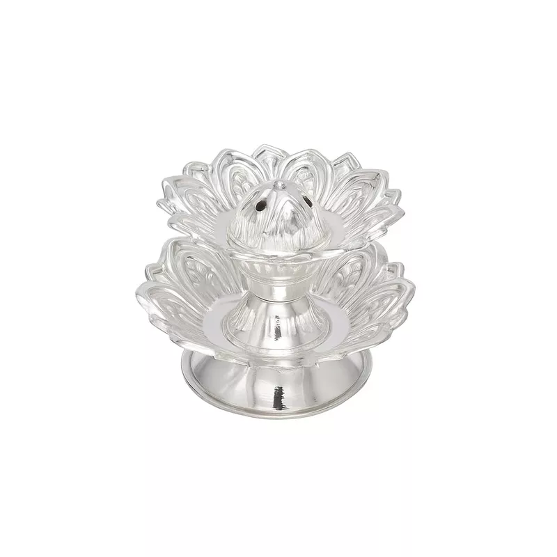 Silver Agarbathi Stand 19g