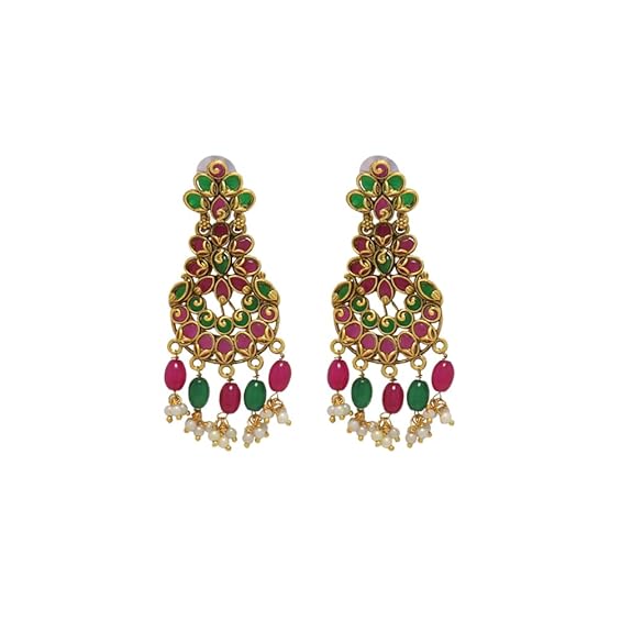 SRIMATHI JEWELLERS Floral design choker set