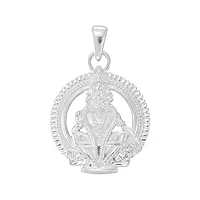 925 Sterling Silver Lord Ayyappan Pendant for Men | Sabarimala Devotional Jewelry