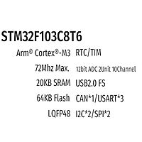 WeAct Studio STM32F103C8T6 Bluepill Plus ARM STM32 Minimum System Development Board Module