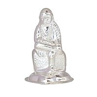 Silver Lord Sai Baba Idol