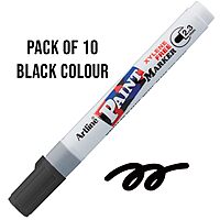 Artline Black Plastic Body Paint Marker – Permanent | Pack of 10 Artline Black Plastic Body Paint Marker – Permanent | Pack of 10
