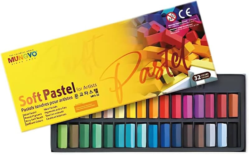 MUNGYO SOFT PASTEL HALF SIZE SET OF 32