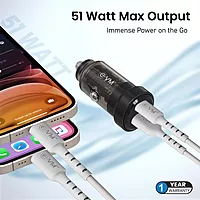 EVM CCR-03 51W Car Charger - T Brown