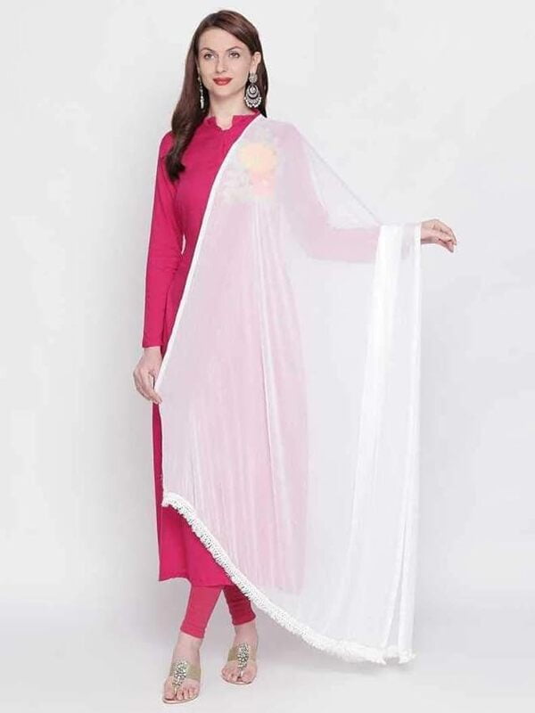 Dupatta White