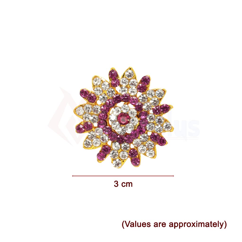 God Ornament Gold Plated Amman Face/Mugam with Lotus Crown/Kireedom and Attigai/Necklace
