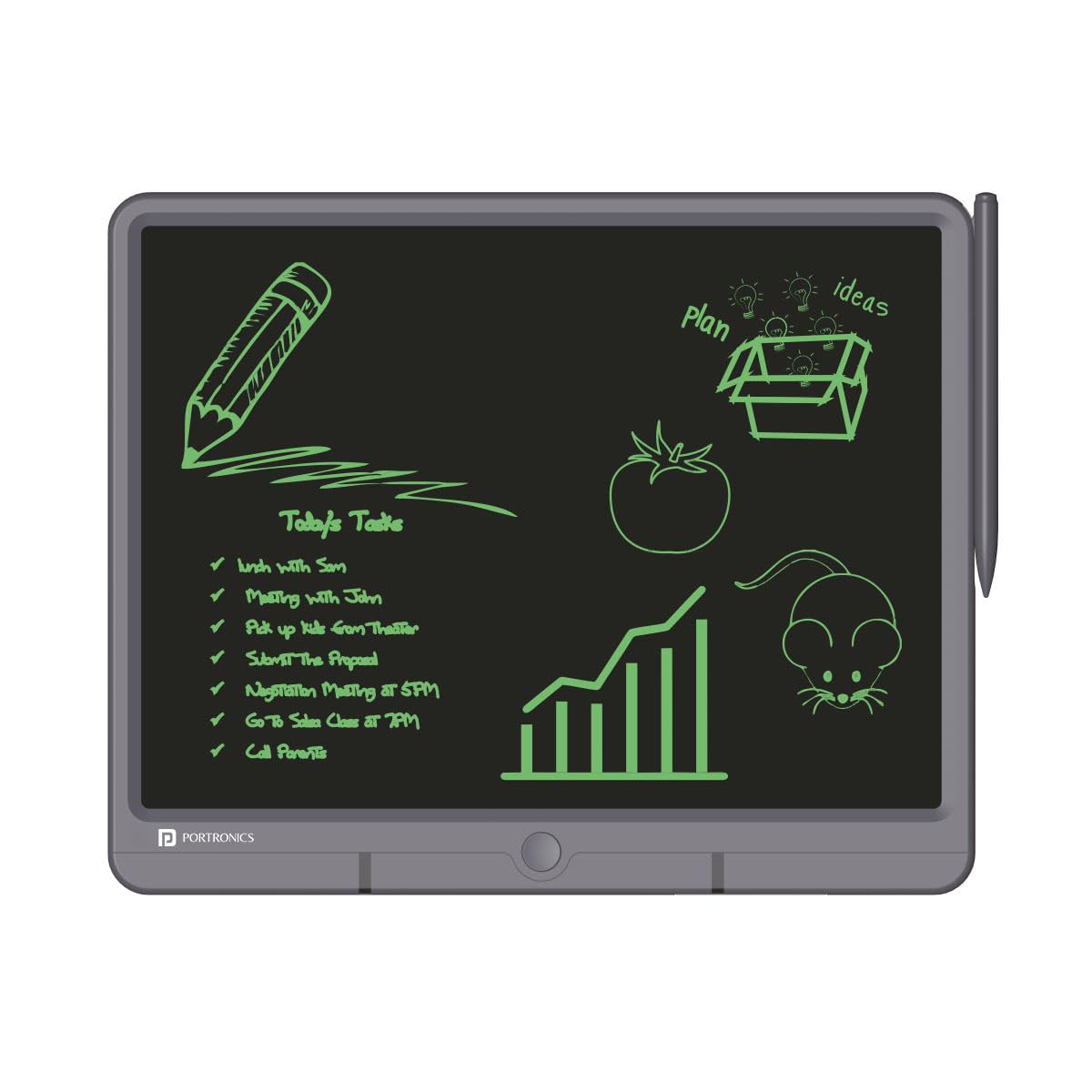 Portronics Ruffpad 15 Re-writable LCD Pad