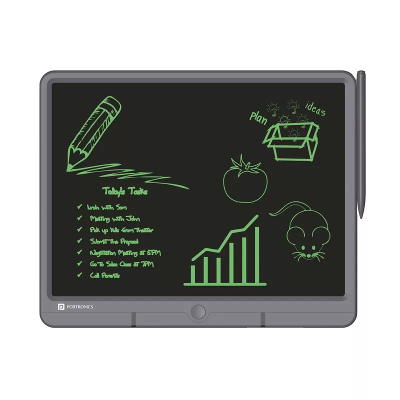 Portronics Ruffpad 15 Re-writable LCD Pad