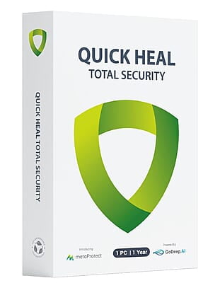Quickheal® Total Security Windows (Desktop) (1 year) CD