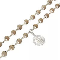 Silver Thulasi Ayyappan Mala–Sacred Tulasi Beads for Ayyappa