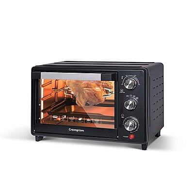 Crompton Tandoori Magic 25 Ltr Oven Toaster Grill (OTG) with Motorissed Rotisserie & Convection