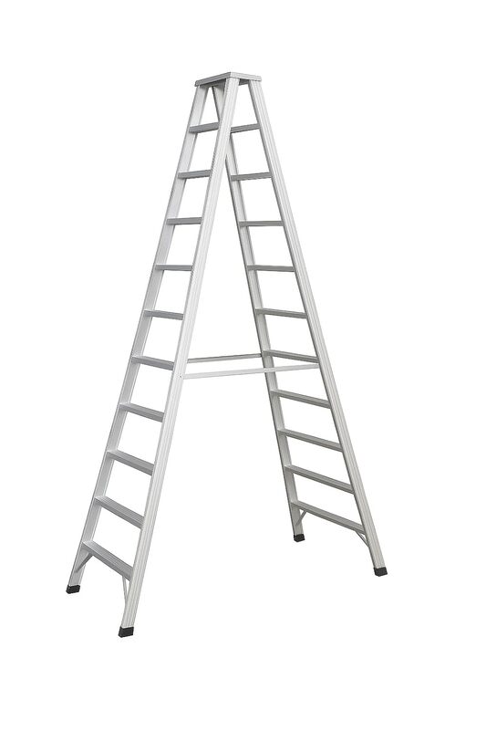 Aluminium Trolley Ladder 12 Feet