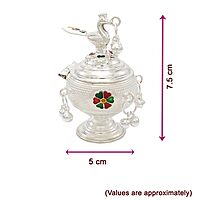 Decorative Salangai Peacock Kumkum chimizh