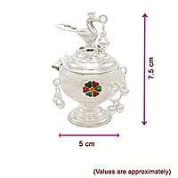 Decorative Salangai Peacock Kumkum chimizh