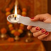 Silver Sudam Aarthi Spoon
