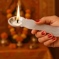 Silver Sudam Aarthi Spoon