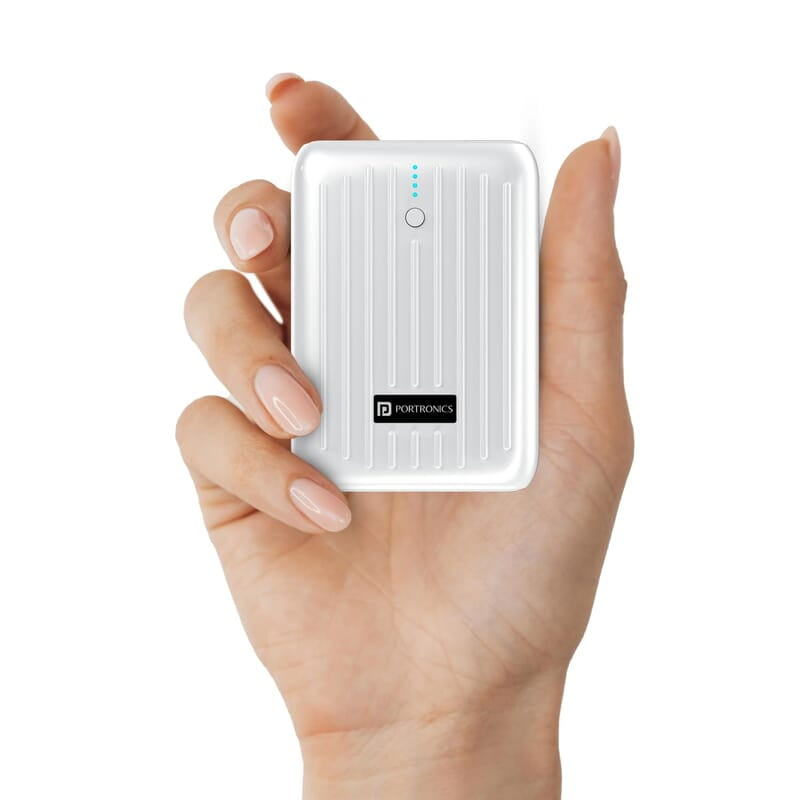 Portronics Zapcell 10k 10000mAh 22.5W Pocket Size Powerbank With Compact And Light Weight Design