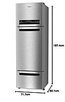 Whirlpool 270 L Frost Free Triple-Door Refrigerator