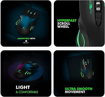 Wings Crosshair 100 Wired Optical Gaming Mouse Wings Crosshair 100 Wired Optical Gaming Mouse