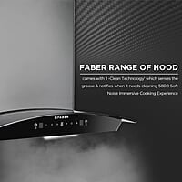 Faber 60 Cm 1500 M³/Hr Autoclean Kitchen Chimney Autoclean Alarm, Mood Energy In Hcsc Bk 60,Touch&Gesture Control,
