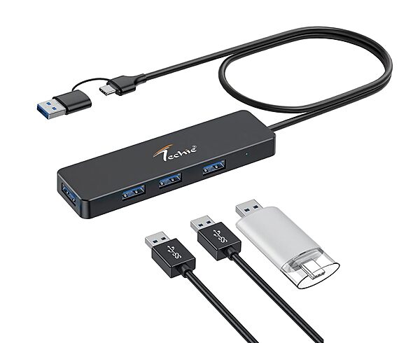 Techie 4 IN 1 USB3.0 HUB - HUBTC1L