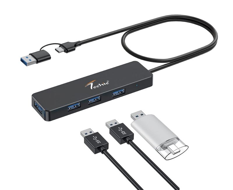 Techie 4 IN 1 USB3.0 HUB - HUBTC1L