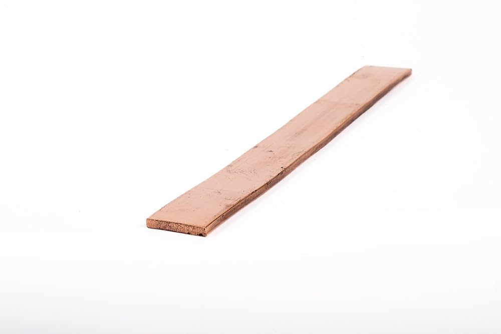 Copper Earthing Strip 25mm x 3mm - 50 cm length