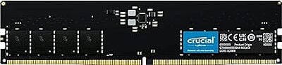 OpenBox Crucial RAM 16GB Desktop Memory CT16G48C40U5 Black