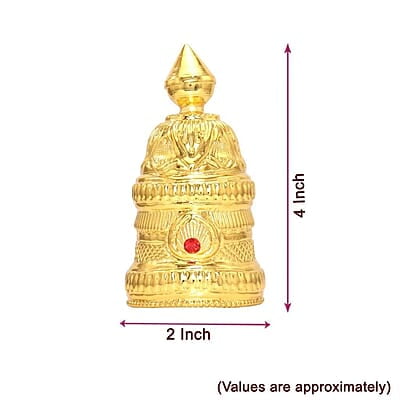 Gold Plated Full Round Crown/Kireedom for God