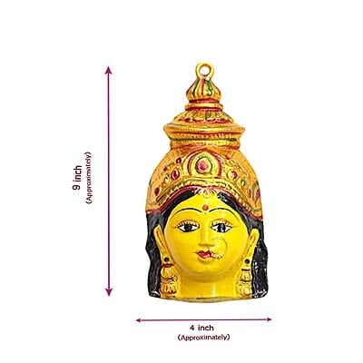 God Ornament Goddess Varalakshmi Face God Ornament Goddess Varalakshmi Face