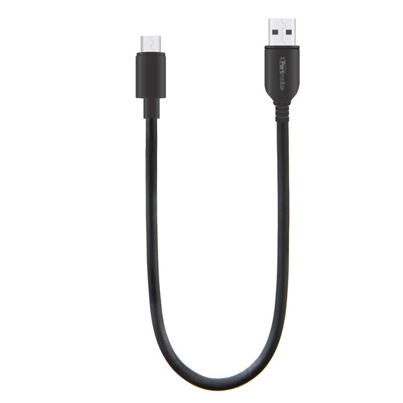 Portronics Konnect Core Mini Long Micro USB Cable – Fast Charging & Reliable Power for Micro USB Devices