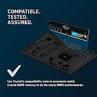 Crucial RAM 32GB DDR5 4800MHz CL40 Desktop Memory CT32G48C40U5 Black