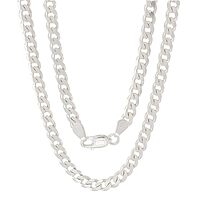 Sterling Silver Men's Curb Chain