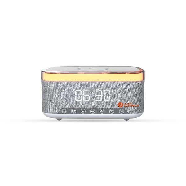 Just Corseca Sushi Elegant Speaker Alarm Clock – 20W | Wireless Charging | White Noise | White