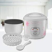 Borosil Pronto Deluxe II Rice Cooker, 1.8L