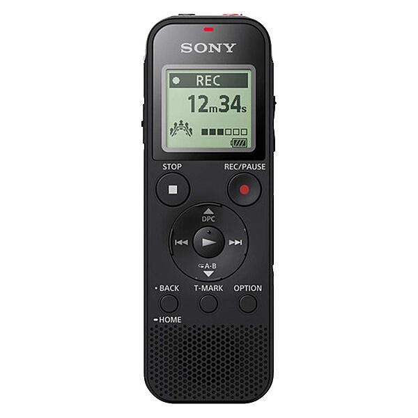 Sony ICD-PX470 Digital Voice Recorder – 4GB Storage | Clear Audio Recording | Compact Design | Black