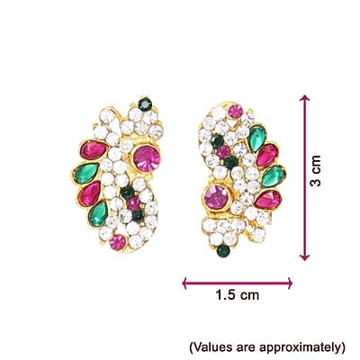 God Ornament Multi-stone bindi/thilagam/Pottu