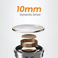 Just Corseca Soul Sync Pro TWS Earbuds – Bluetooth 5.3 | 10mm Drivers | 40H Playtime | Black