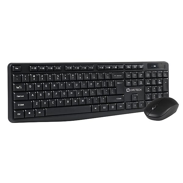 Live Tech WMK10 Wireless Keyboard & Mouse Combo offers seamless connectivity, ergonomic design, and long battery life. Perfect for home or office use, it enhances productivity with comfort and style.